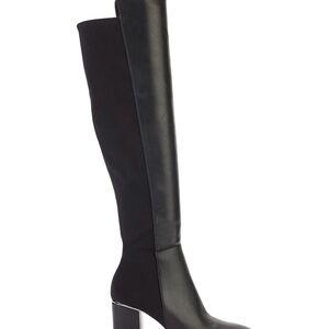 Dkny Black Over the Knee Boots